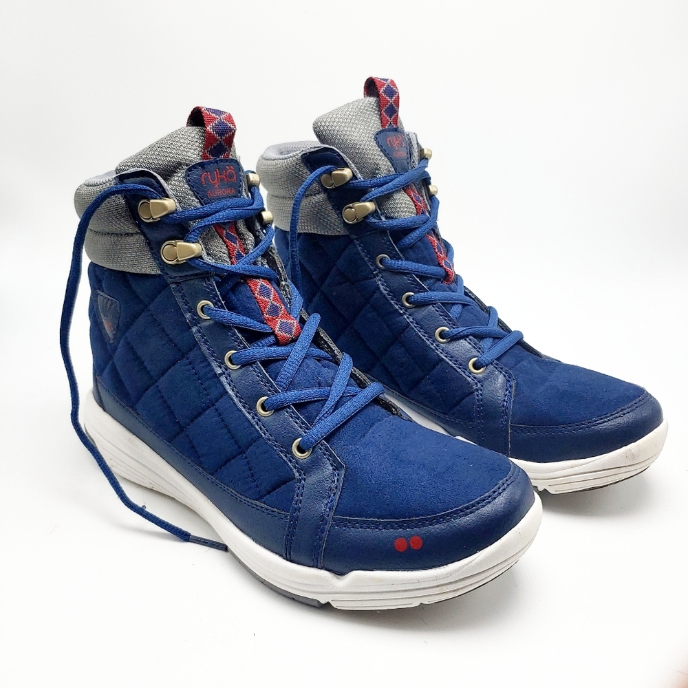 Ryka Quilted Sneaker Boots High Top Size 8 M